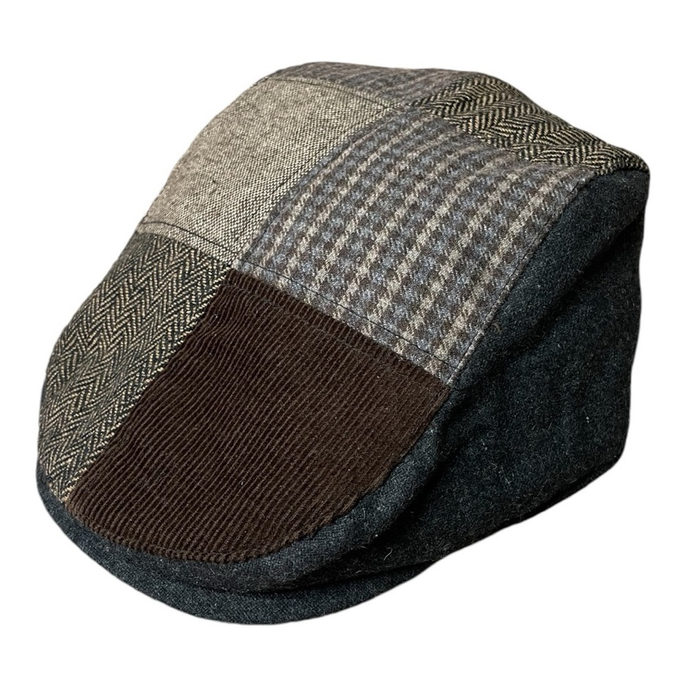 Wool Multi Print Newsboy Unisex Cap